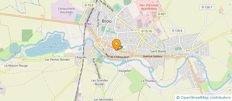 localisation de l'entreprise MONSIEUR PATRICK CHARTIER à BROU