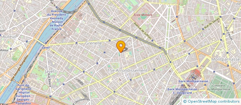 localisation de l'entreprise MONSIEUR PATRICK CHARTIER à PARIS