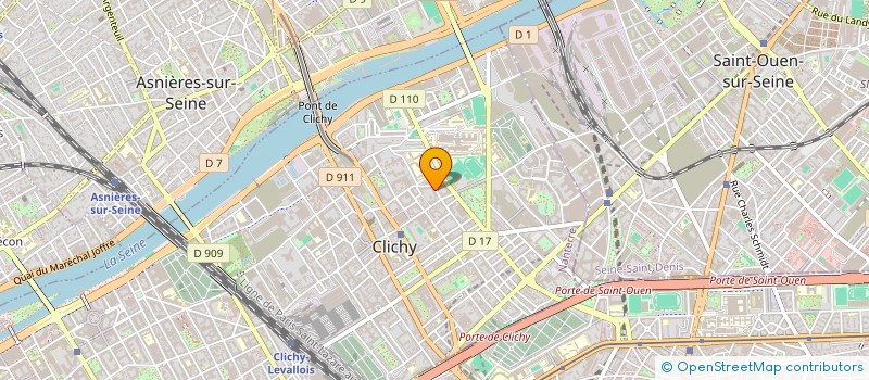localisation de l'entreprise MONSIEUR PATRICK CHARVIN à CLICHY