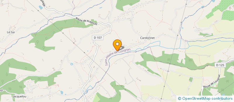 localisation de l'entreprise MONSIEUR PATRICK CHASSARD  SAINT-HILAIRE-DE-LUSIGNAN