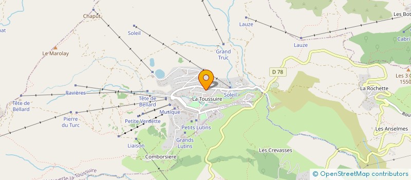 localisation de l'entreprise MONSIEUR PATRICK CHASSON  FONTCOUVERTE-LA-TOUSSUIRE