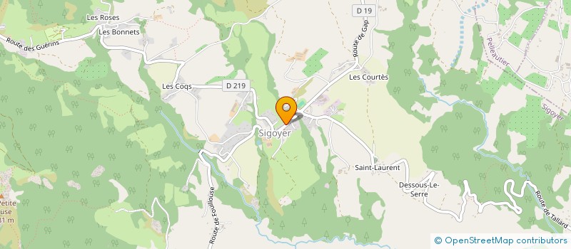 localisation de l'entreprise MONSIEUR PATRICK CHASTAN  SAINT-ETIENNE-LE-LAUS