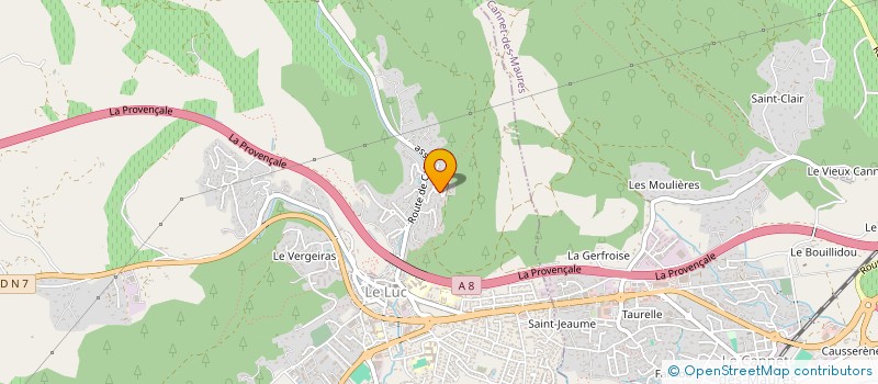 localisation de l'entreprise MONSIEUR PATRICK CHASTEL  CABASSE