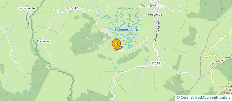 localisation de l'entreprise MONSIEUR PATRICK CHASTEL  CHAUDEYROLLES