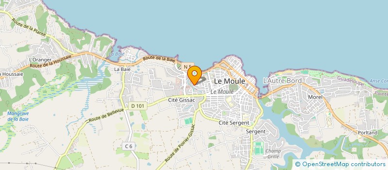 localisation de l'entreprise MONSIEUR PATRICK CHATEAUNEUF à LE MOULE