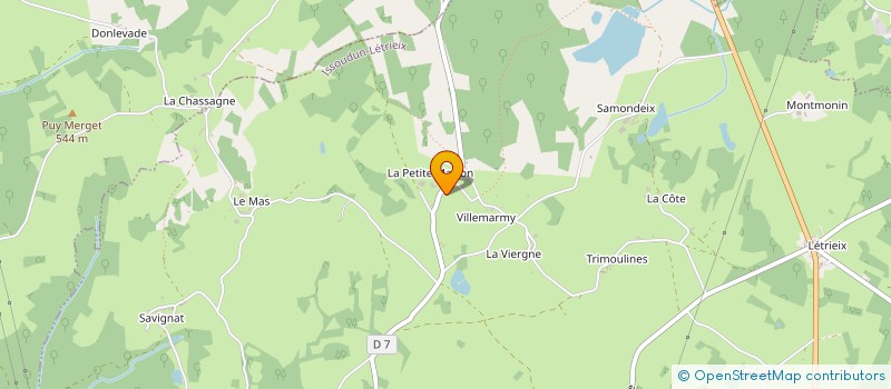 localisation de l'entreprise MONSIEUR PATRICK CHATEAUVIEU  ISSOUDUN-LETRIEIX