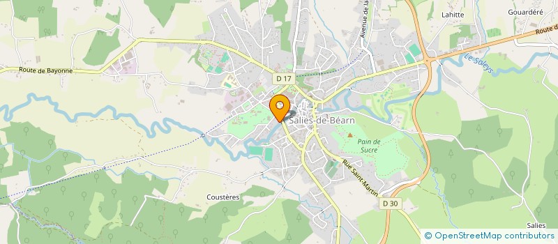 localisation de l'entreprise MONSIEUR PATRICK CHATELET  SALIES-DE-BEARN