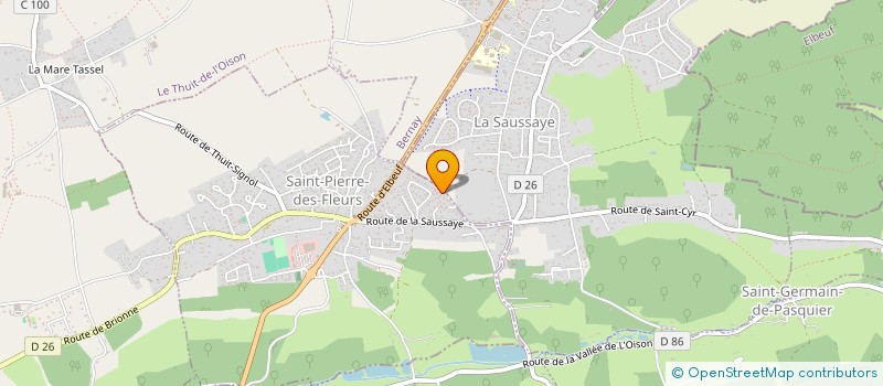 localisation de l'entreprise MONSIEUR PATRICK CHATRAIN  SAINT-PIERRE-DES-FLEURS