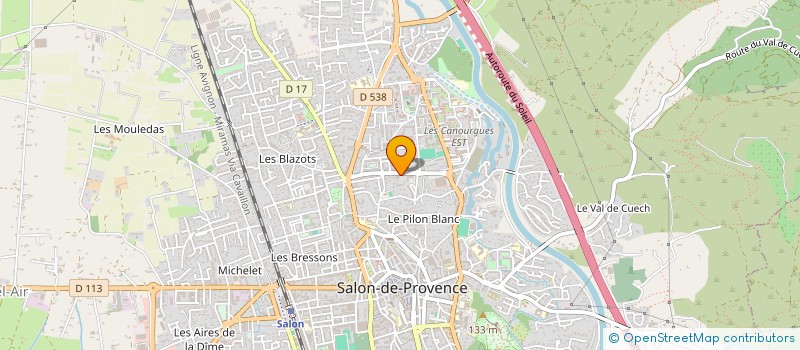 localisation de l'entreprise MONSIEUR PATRICK CHATRY  SALON-DE-PROVENCE