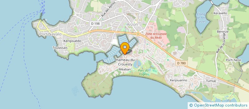 localisation de l'entreprise MONSIEUR PATRICK CHAUCHARD à ARZON