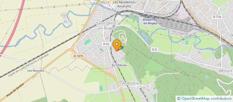 localisation de l'entreprise MONSIEUR PATRICK CHAUDY  SAINT-DENIS-EN-BUGEY