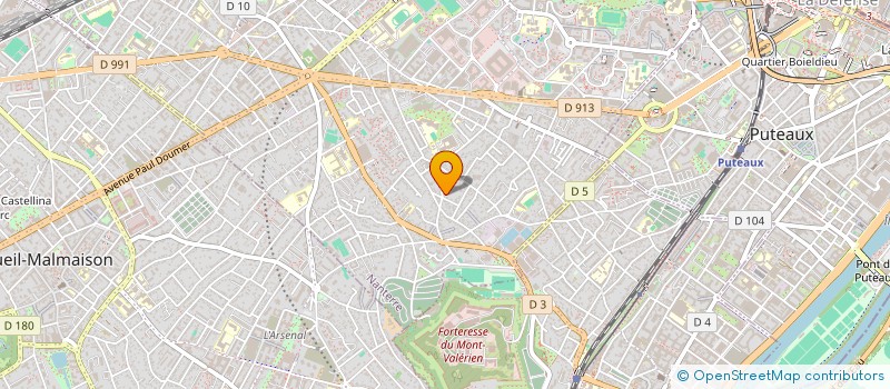 localisation de l'entreprise MONSIEUR PATRICK CHAUVEAU à NANTERRE