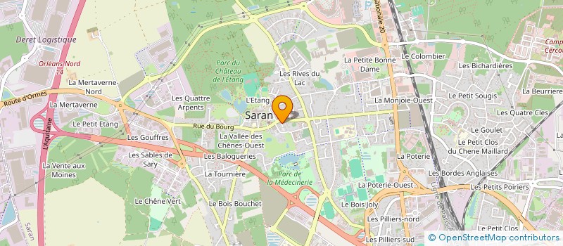 localisation de l'entreprise MONSIEUR PATRICK CHAUVEAU à SARAN