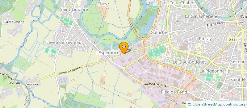 localisation de l'entreprise MONSIEUR PATRICK CHAUVIN  NIORT