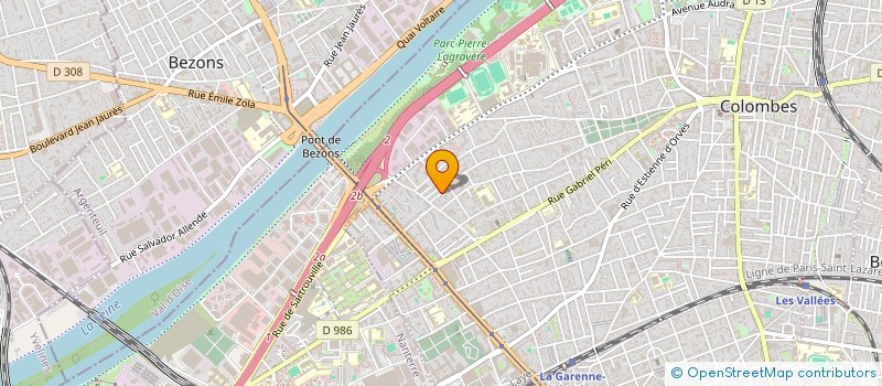 localisation de l'entreprise MONSIEUR PATRICK CHAVAGNEUX  COLOMBES