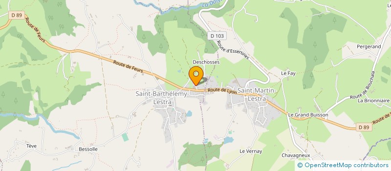 localisation de l'entreprise MONSIEUR PATRICK CHAVAND  SAINT-BARTHELEMY-LESTRA