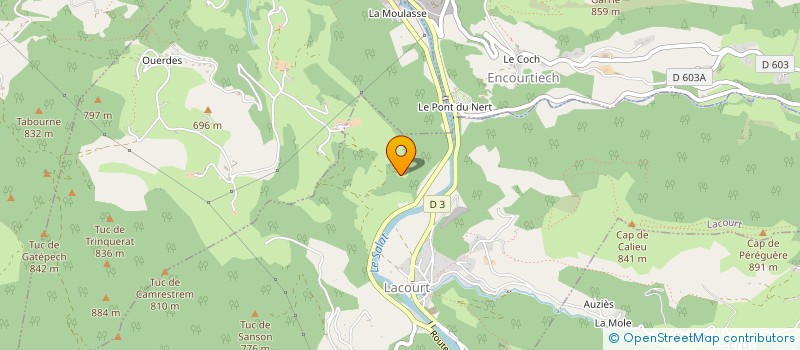 localisation de l'entreprise MONSIEUR PATRICK CHENE à MONTJOIE-EN-COUSERANS