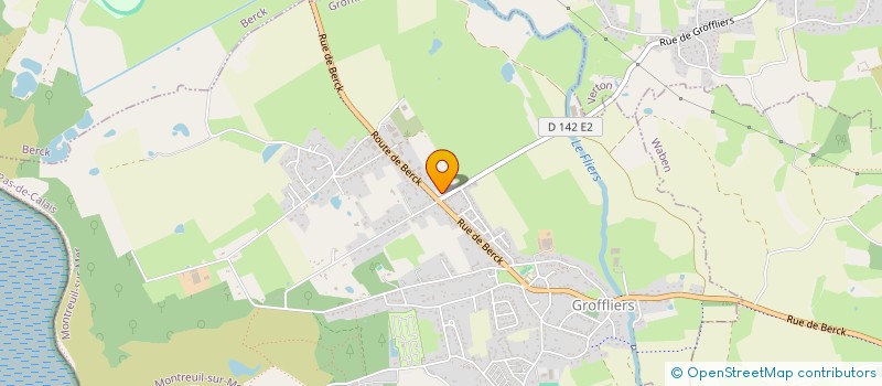 localisation de l'entreprise MONSIEUR PATRICK CHENEAU  GROFFLIERS