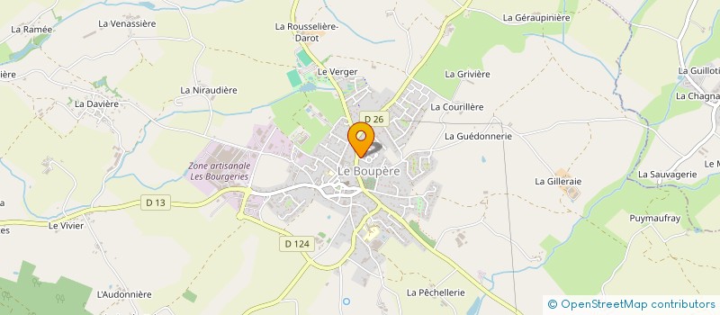 localisation de l'entreprise MONSIEUR PATRICK CHENU  BOUPERE (LE)