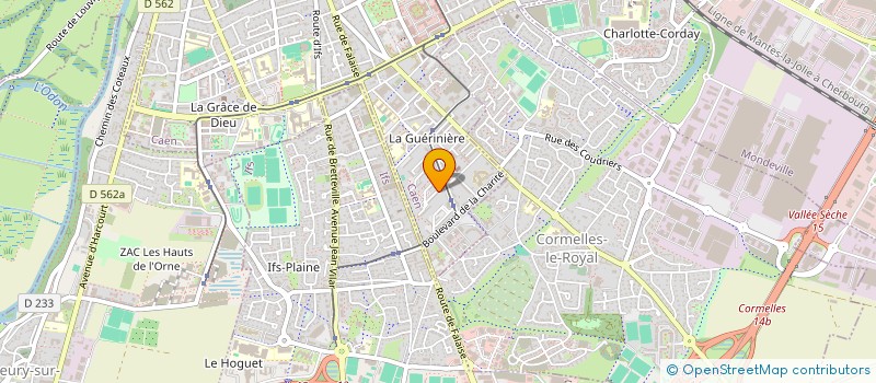 localisation de l'entreprise MONSIEUR PATRICK CHEREL à CAEN