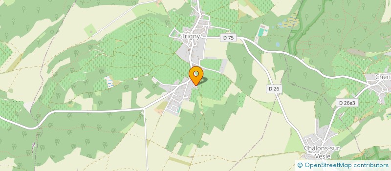 localisation de l'entreprise MONSIEUR PATRICK CHERRIERE à TRIGNY