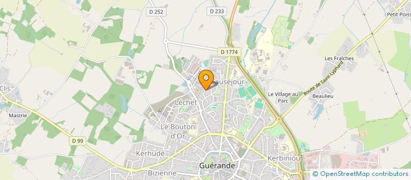 localisation de l'entreprise MONSIEUR PATRICK CHESNE à GUERANDE