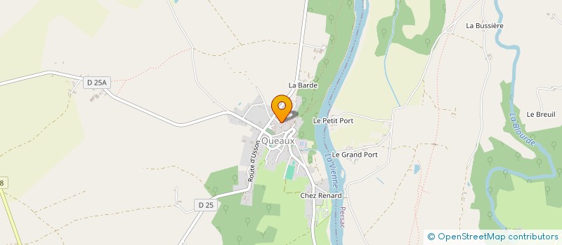 localisation de l'entreprise MONSIEUR PATRICK CHEVAILLIER  QUEAUX