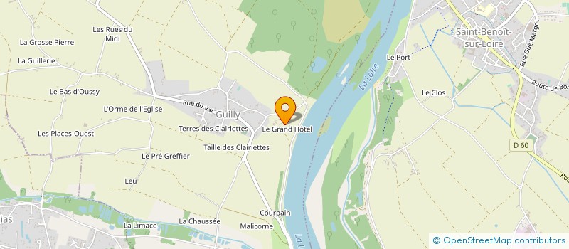 localisation de l'entreprise MONSIEUR PATRICK CHEVALIER à GUILLY