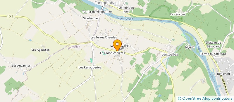 localisation de l'entreprise MONSIEUR PATRICK CHEVALIER à NEONS-SUR-CREUSE