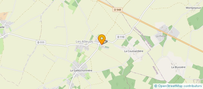localisation de l'entreprise MONSIEUR PATRICK CHEVALLEREAU à CHEF-BOUTONNE