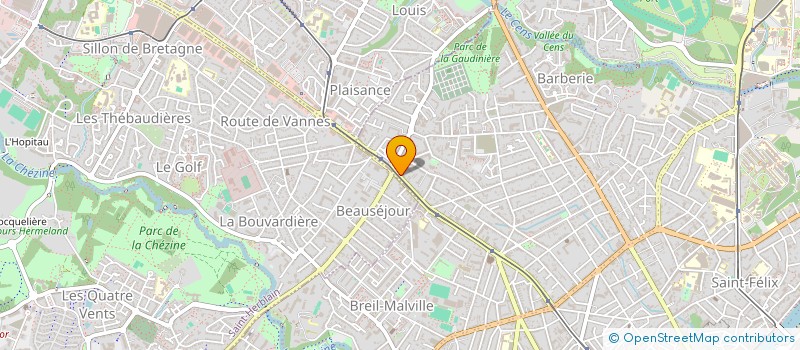 localisation de l'entreprise MONSIEUR PATRICK CHEVALLEREAU à NANTES