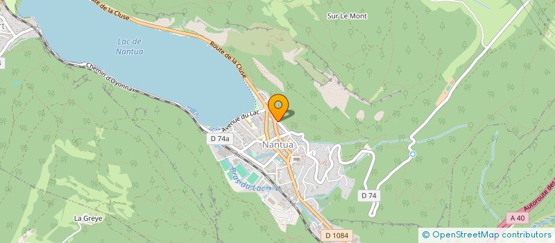 localisation de l'entreprise MONSIEUR PATRICK CHEVAT à NANTUA
