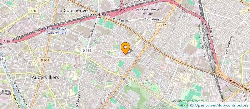 localisation de l'entreprise MONSIEUR PATRICK CHIPOT  AUBERVILLIERS