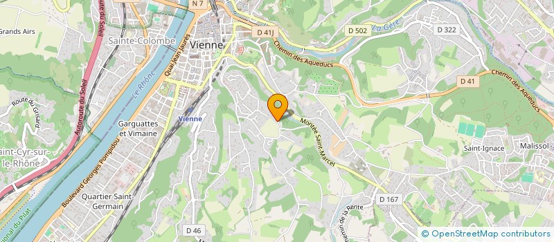 localisation de l'entreprise MONSIEUR PATRICK CHOMEZ à VIENNE