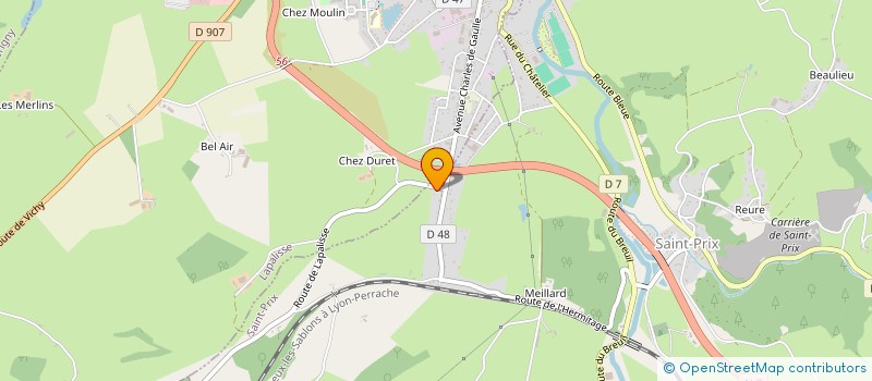 localisation de l'entreprise MONSIEUR PATRICK CHONIER  SAINT-PRIX