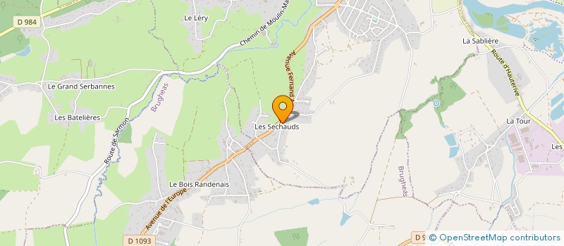 localisation de l'entreprise MONSIEUR PATRICK CHOSSON à BELLERIVE-SUR-ALLIER