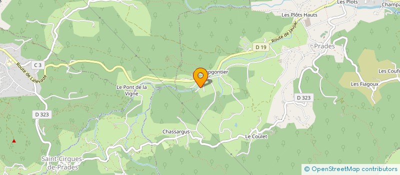 localisation de l'entreprise MONSIEUR PATRICK CHRETIEN à PRADES