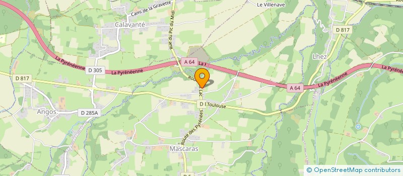 localisation de l'entreprise MONSIEUR PATRICK CIEUTAT  MASCARAS