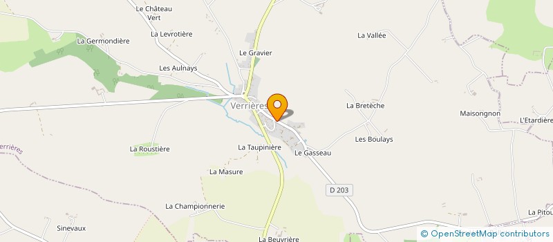 localisation de l'entreprise MONSIEUR PATRICK CINTRAT à VERRIERES