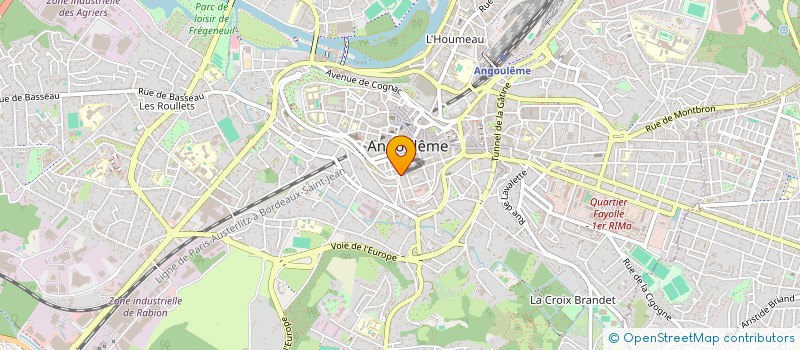 localisation de l'entreprise MONSIEUR PATRICK CLANET à ANGOULEME