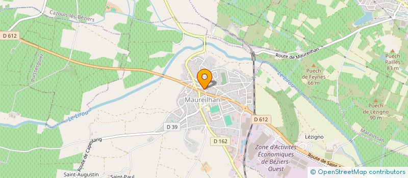 localisation de l'entreprise MONSIEUR PATRICK CLARET  CAZOULS-LES-BEZIERS