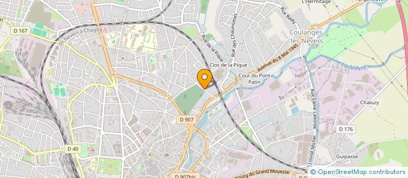 localisation de l'entreprise MONSIEUR PATRICK CLARET à NEVERS