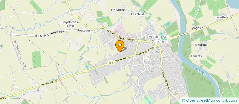 localisation de l'entreprise MONSIEUR PATRICK CLASTRES à VERDUN-SUR-GARONNE
