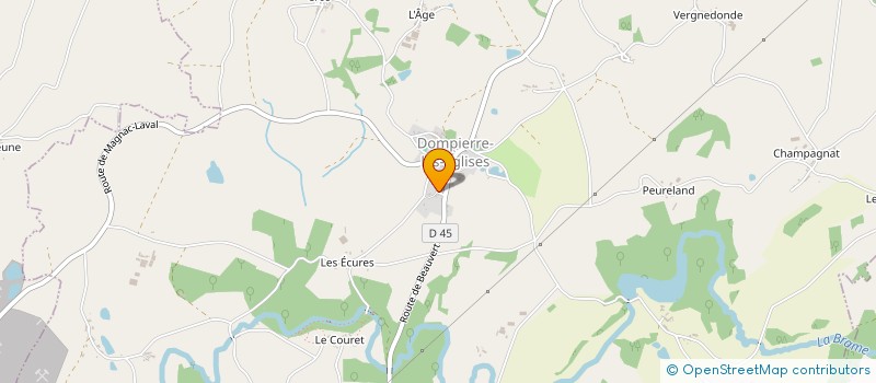 localisation de l'entreprise MONSIEUR PATRICK CLAUSS à DOMPIERRE-LES-EGLISES