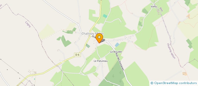 localisation de l'entreprise MONSIEUR PATRICK CLAVEL  CHALIVOY-MILON