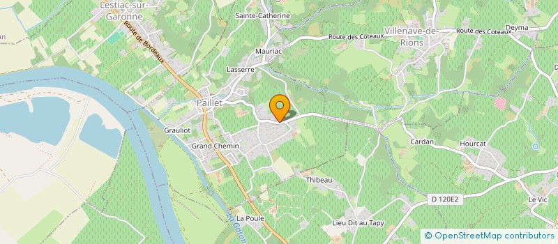 localisation de l'entreprise MONSIEUR PATRICK CLAVERIE  PAILLET