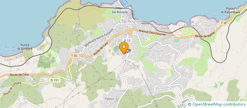 localisation de l'entreprise MONSIEUR PATRICK CLEMENT à L'ILE ROUSSE