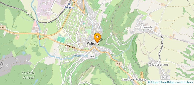 localisation de l'entreprise MONSIEUR PATRICK CLEMENT  POLIGNY