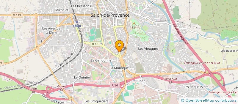 localisation de l'entreprise MONSIEUR PATRICK CLEMENT-CHOTTEAU à SALON-DE-PROVENCE