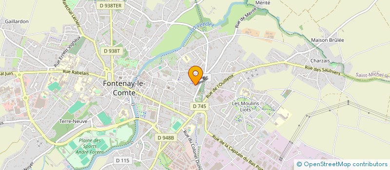 localisation de l'entreprise MONSIEUR PATRICK CLEMENTINE  FONTENAY-LE-COMTE